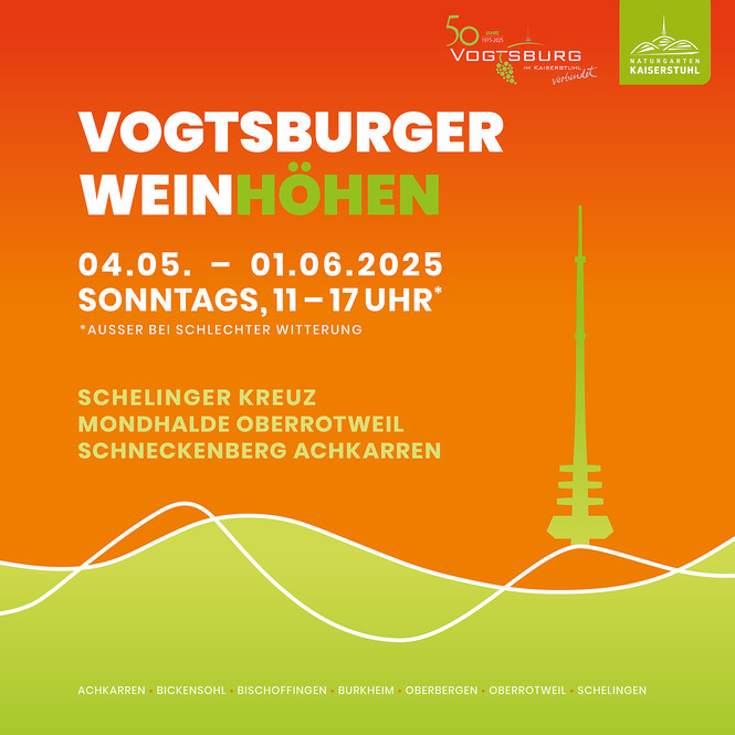 Vogtsburger Weinhöhen 4.5.-1.6.2025